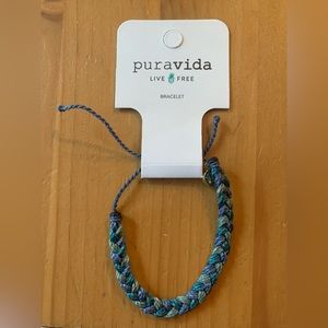 NWT braided Pura Vida Bracelet blue & teal 🩵🐳